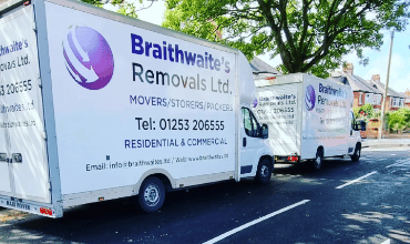 Braithwaite's Removals Vans.