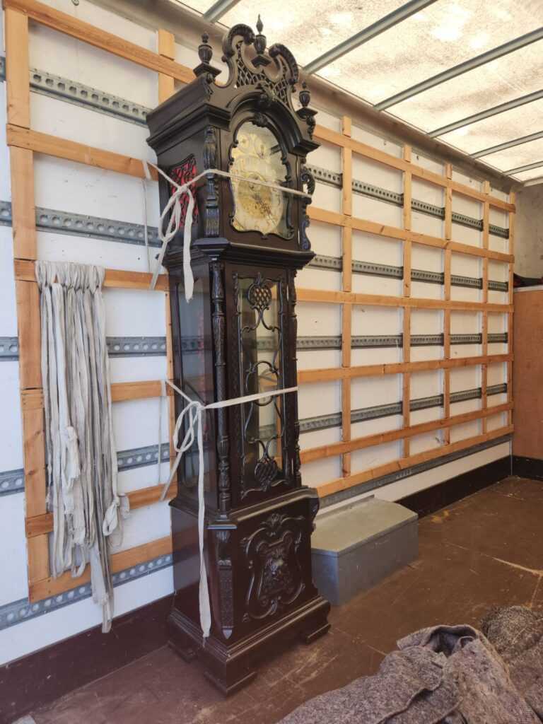 Grandfather clock removal