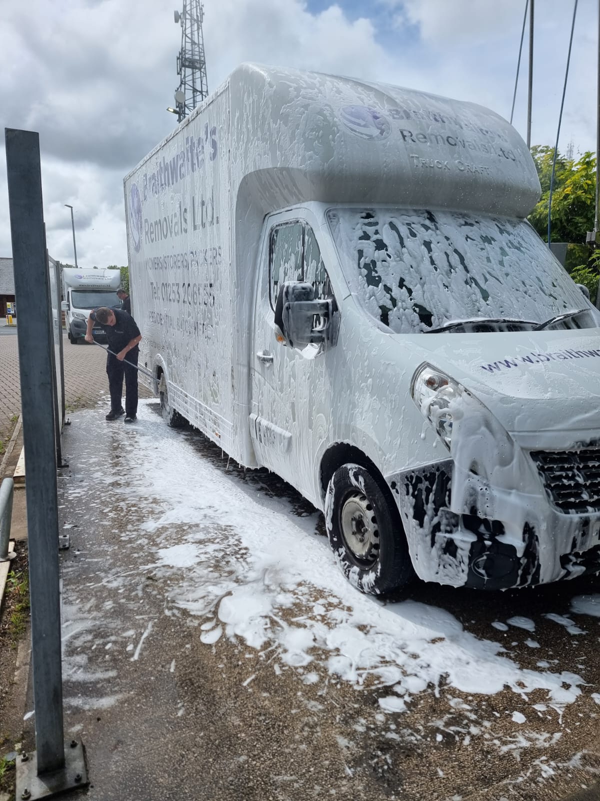 Keeping our Removal Vans Clean